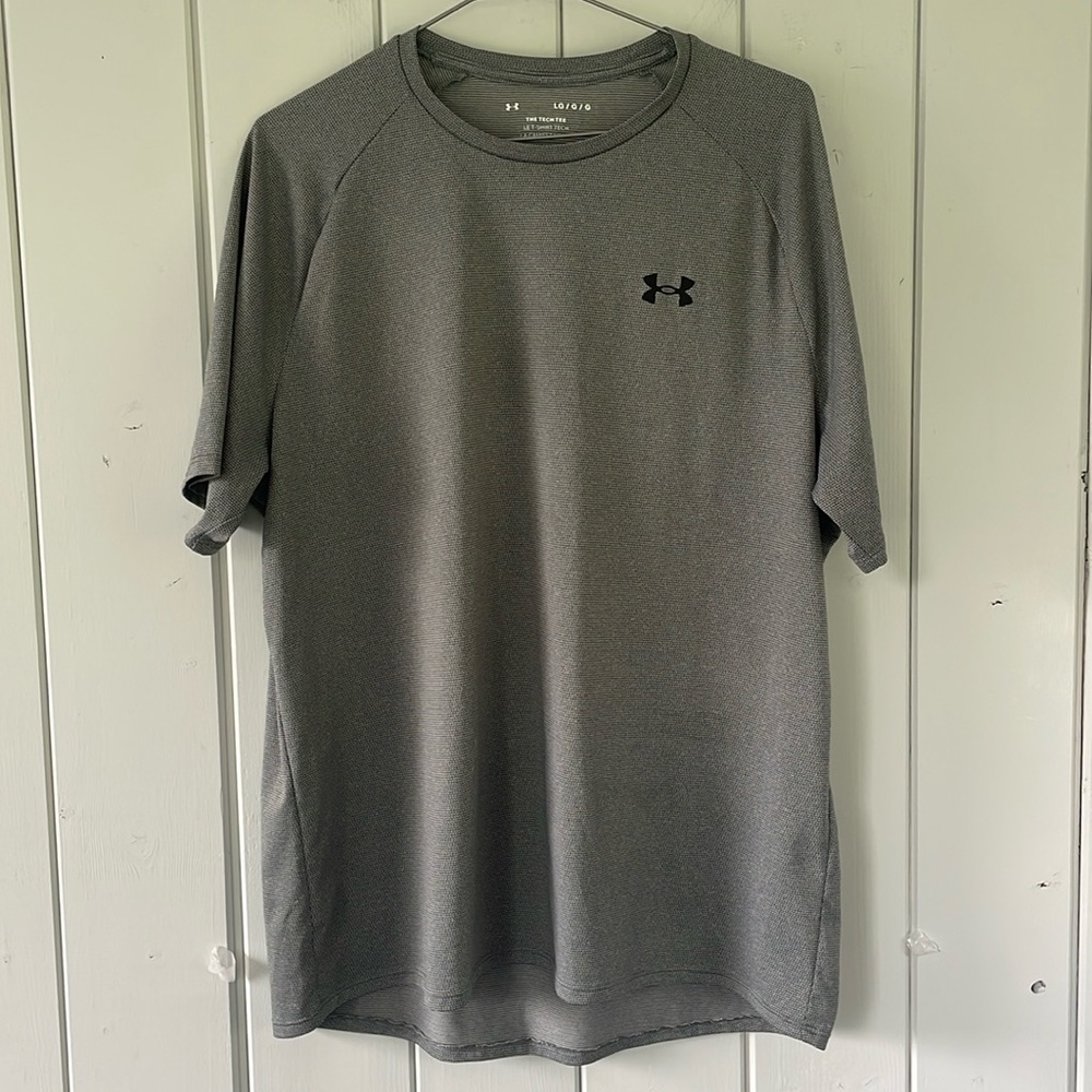Under Armour Men’s The Tech Tee Shirt Grey Size Large